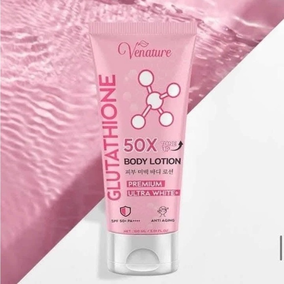5x Venature Glutathione 50X Tone Up Body LotionSPF 50+ PA ++++ (Anti-Aging)